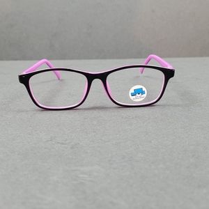 purple and black blue light blocking glasses